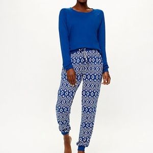 MUK LUKS Women's Petite Butter Knit Matching Pajama Set